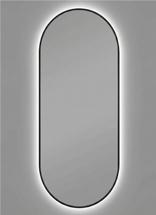 Зеркало Art-Zerkalo Kapsel L LED Black Зеркало в раме с подсветкой арт. SM034LBL