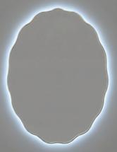 Зеркало Art-Zerkalo Fancy Oval LED Silver Зеркало в раме с подсветкой арт. SM193LSL