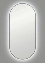 Зеркало Art-Zerkalo Kapsel S LED Silver Зеркало в раме с подсветкой арт. SM014LSL