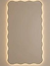 Зеркало Art-Zerkalo Фантазия (Fancy) XL LED Золото Зеркало в полный рост в раме с подсветкой арт. SM190LGL