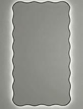 Зеркало Art-Zerkalo Фантазия (Fancy) XL LED Черный Зеркало в полный рост в раме с подсветкой арт. SM190BL