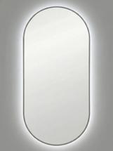 Зеркало Art-Zerkalo Kapsel M LED Silver Зеркало в раме с подсветкой арт. SM004LSL