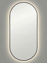 Зеркало Art-Zerkalo Kapsel M LED Black Зеркало в раме с подсветкой арт. SM004LBL