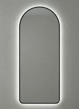 Зеркало Art-Zerkalo Arch XL LED Black Зеркало в полный рост в раме с подсветкой арт. SM121LBL