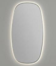 Зеркало Art-Zerkalo Ovo M LED Silver Зеркало в раме с подсветкой арт. SM080LSL