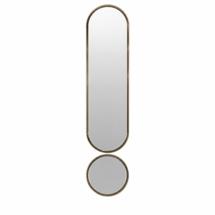 Зеркало Art-Zerkalo Deko mod.1 Gold Сет из 2-х зеркал 35*125 см, Ø35 см арт. SM071GL