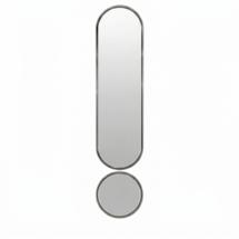 Зеркало Art-Zerkalo Deko mod.1 Silver Сет из 2-х зеркал 35*125 см, Ø35 см арт. SM071SL