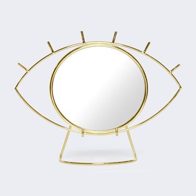 Зеркало Doiy Зеркало настольное cyclops, золотое арт. DYCYCLOTM