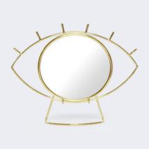 Зеркало Doiy Зеркало настольное cyclops, золотое арт. DYCYCLOTM
