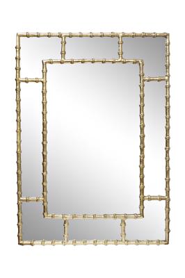 Зеркало Garda Decor 94PR-22351 Зеркало настенное "Бамбук" цвет золото 99*71*1,9см арт. 94PR-22351