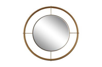 Зеркало Garda Decor 19-OA-9128 Зеркало круглое в металл. раме золотого цвета d80см арт. 19-OA-9128