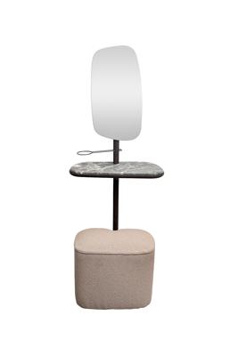 Зеркало Garda Decor 58DB-23177 Зеркало с полкой и пуфом 67*35*154см арт. 58DB-23177