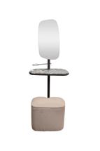 Зеркало Garda Decor 58DB-23177 Зеркало с полкой и пуфом 67*35*154см арт. 58DB-23177