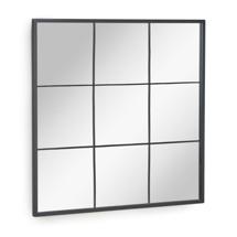 Зеркало La Forma (ех Julia Grup) Зеркало настенное Ulrica черное металлическое 80 x 80 см арт. 102144