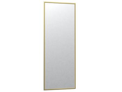 Зеркало Мебелик Зеркало настенное в раме Сельетта-6, матовое золото 110 см х 40 см арт. 004884