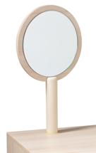 Зеркало R-Home Зеркало для стола туалетного Сканди Жемчужно-белый арт. 4003455h_Жемчуг