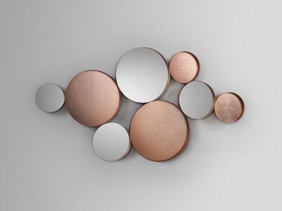 Зеркало Schuller Malmo Зеркало с покрытием розовое золото 165X90 арт. 439154