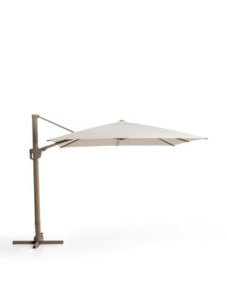 Зонт La Forma (ех Julia Grup) Бежевый консольный зонт Noli с алюминиевой конструкцией цвета таупе, 300 x 300 см арт. 483377