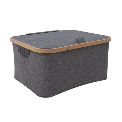 Аксессуары для ванной AksHome Коробка для хранения IRIS, бамбук арт. ZN-381653