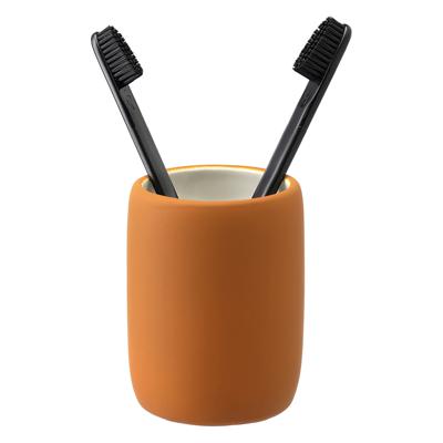 Аксессуары для ванной Bergenson Bjorn Стакан для зубных щеток flow, терракотовый арт. BB0000878
