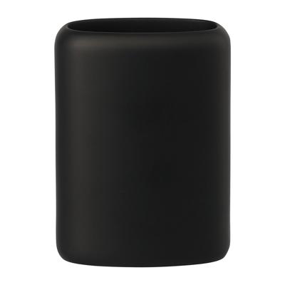 Аксессуары для ванной Bergenson Bjorn Стакан для зубных щеток slim, черный арт. BB0000954