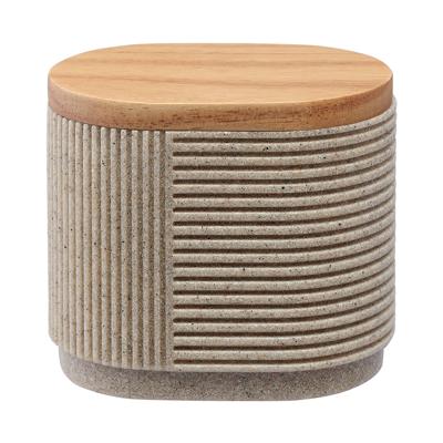 Аксессуары для ванной Bergenson Bjorn Банка для хранения dune, песочная арт. BB0000950