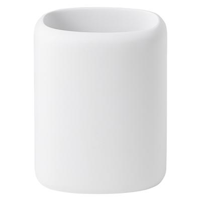 Аксессуары для ванной Bergenson Bjorn Стакан для зубных щеток slim, белый арт. BB0001005