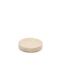 Аксессуары для ванной La Forma (ех Julia Grup) Macre Мыльница из бежевого травертина арт. 178146