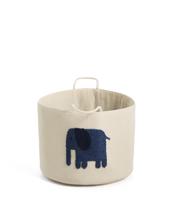 Аксессуары для ванной La Forma (ех Julia Grup) Корзина из хлопка Tandani бежевого цвета с синим слоном 30 см арт. 434783