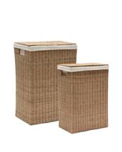 Аксессуары для ванной La Forma (ех Julia Grup) Indali Набор из 2-х корзин из ротанга 43 x 27 см / 50 x 20 см арт. 210011