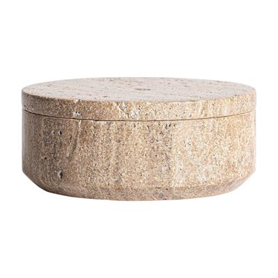 Аксессуары для ванной Vical Шкатулка Jasha из травертина арт. 190319