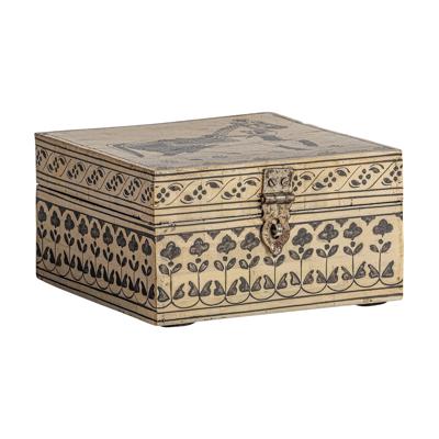 Аксессуары для ванной Vical Квадратная коробка Neal бежевого цвета 16x16 арт. 172780