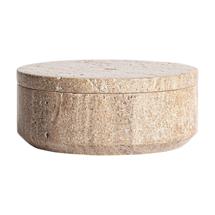 Аксессуары для ванной Vical Шкатулка Jasha из травертина арт. 190319