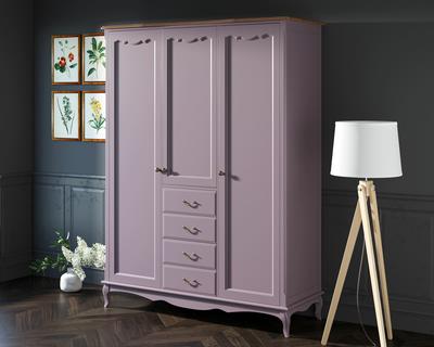 Шкаф Этажерка Шкаф Leontina Lavanda для одежды с ящиками арт ST9327/34L арт. ST9327/34L