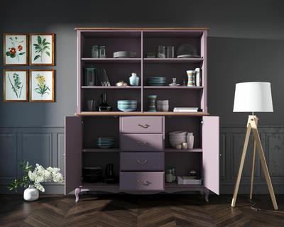 Шкаф Этажерка Шкаф Leontina Lavanda с открытым верхом арт ST9351/2L арт. ST9351/2L