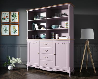 Шкаф Этажерка Шкаф Leontina Lavanda с открытым верхом арт ST9351/2L арт. ST9351/2L