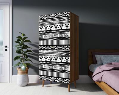 Шкаф Этажерка Шкаф малый двухстворчатый "Berber" принт 19 арт BB08/Print_19 арт. BB08/Print_19