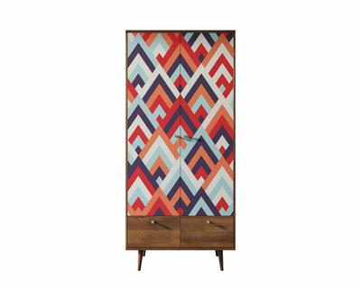 Шкаф Этажерка Шкаф двухстворчатый "Berber" принт 2 арт BB16/Print_02 арт. BB16/Print_02