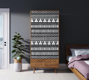Шкаф Этажерка Шкаф двухстворчатый "Berber" принт 19 арт BB16/Print_19 арт. BB16/Print_19
