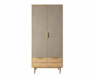 Шкаф Этажерка Шкаф двухстворчатый  с ящиками "Line" R26/beige арт. R26/beige