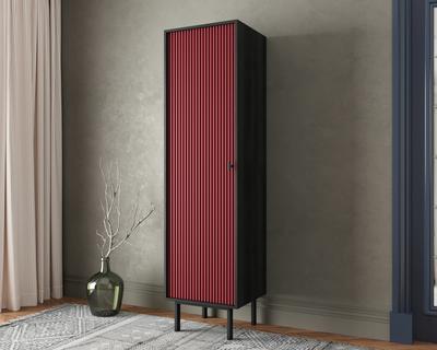 Шкаф Этажерка Шкаф c одной дверкой "Emerson" арт EM101/red/L арт. EM101/red/L