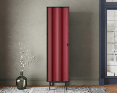 Шкаф Этажерка Шкаф c одной дверкой "Emerson" арт EM101/red/L арт. EM101/red/L