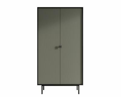 Шкаф Этажерка Шкаф двухдверный "Emerson" арт EM091/gray/L арт. EM091/gray/L