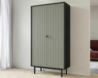 Шкаф Этажерка Шкаф двухдверный "Emerson" арт EM091/gray/L арт. EM091/gray/L