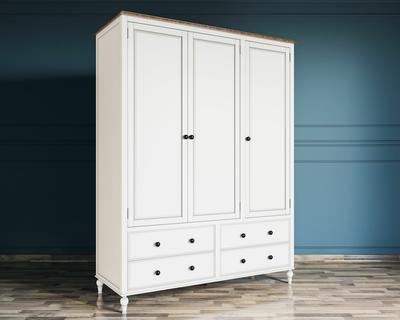 Шкаф Этажерка Шкаф трехстворчатый "Odri" с ящиками арт od2127KR3 арт. od2127KR3