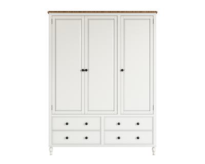 Шкаф Этажерка Шкаф трехстворчатый "Odri" с ящиками арт od2127KR3 арт. od2127KR3