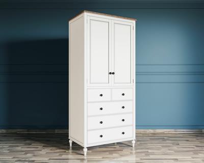 Шкаф Этажерка Шкаф двухстворчатый "Odri" с 5 ящиками арт od2127KR5 арт. od2127KR5