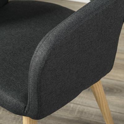 Стул R-Home Кресло Oscar тёмно-серый/нат.дуб арт. 410118131h_Darkgrey_н.дуб