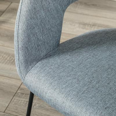 Стул R-Home Кресло Hugs св.сер/Линк арт. 41013114h_Lightgrey_черн