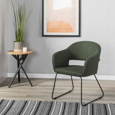 Стул R-Home Кресло Oscar тёмно-зеленый/Линк арт. 410118123h_Dark_Green_черн